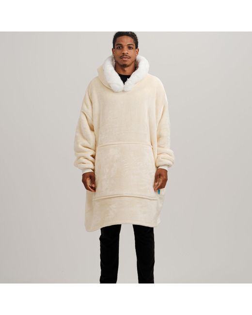 Ony Natural Neutrals Furlined Hoodie Blanket for men
