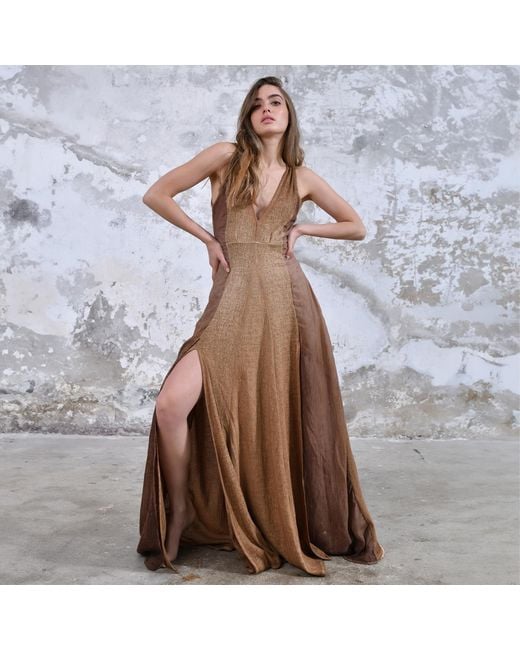 Zhenabia Natural Neutrals Zhe Dress Desert Sand