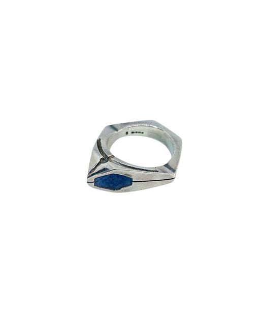 Tg-Jewellery by Tamara Gervasio Blue Punta Enamel Ring