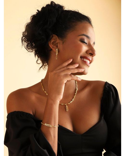 Lila Rasa Metallic Link Bracelet