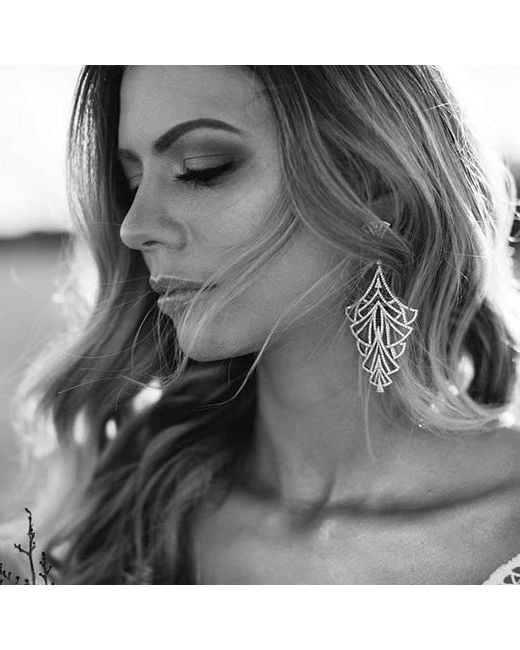 Stephanie Browne Australia Metallic Empire Earrings