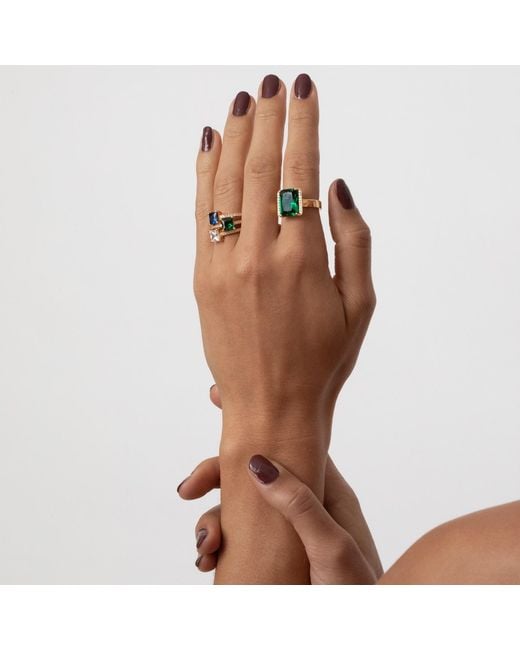 Sif Jakobs Jewellery Green Ring Roccanova Zirconia