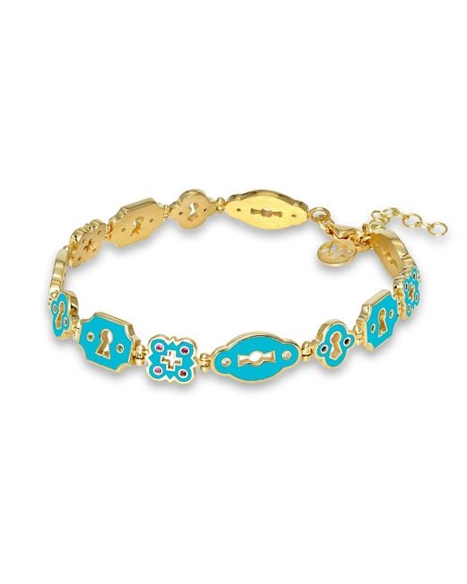 Myrto Katramadou Jewellery Blue Unlocked Bracelet