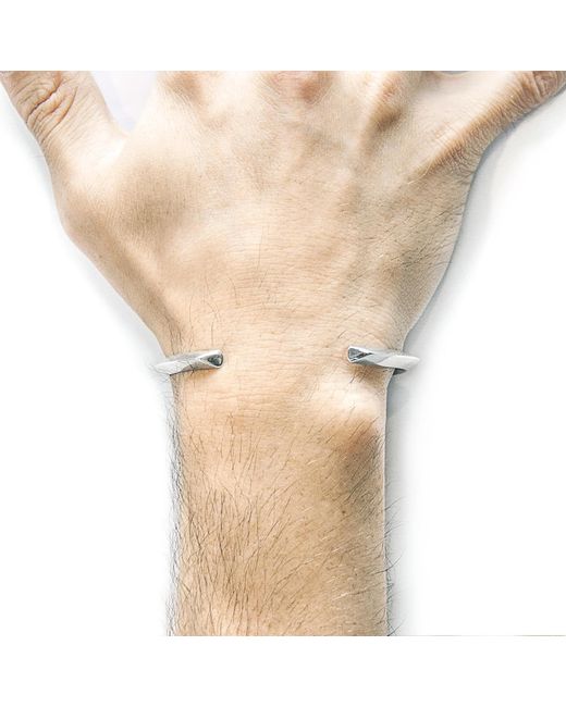Anchor and Crew Metallic Benson Triagonal Maxi Wayfarer Bangle for men