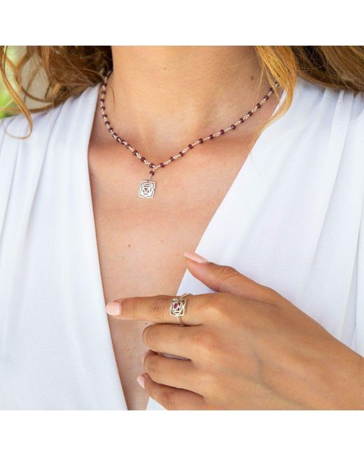 Charlotte's Web Jewellery White Root Chakra Ring