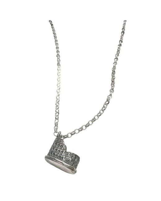 Tg-Jewellery by Tamara Gervasio Multicolor Colosseo Pendant – Handcrafted Sterling Necklace
