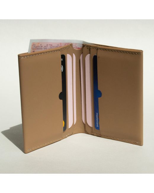 godi. Natural Bifold Leather Wallet