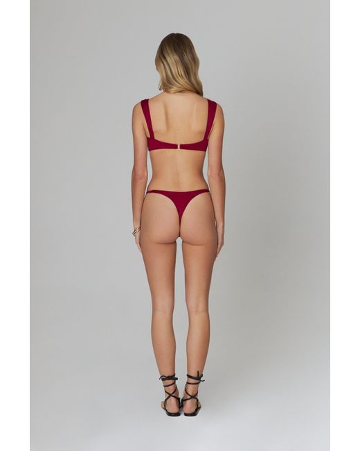 Bianca Resortwear Red Lola Bikini Top