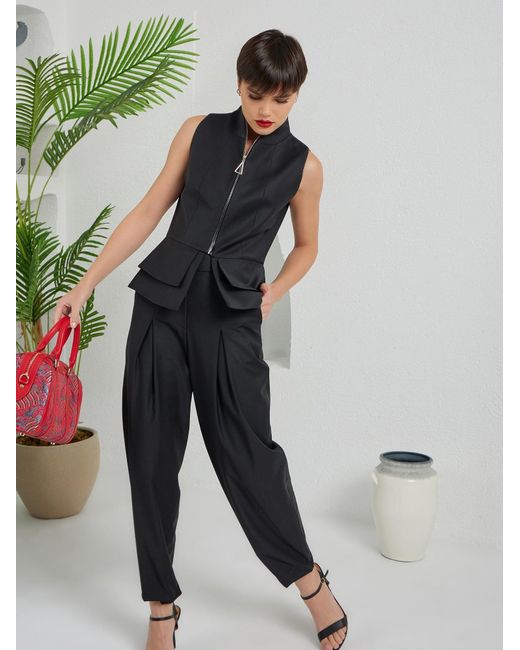 Lumina Eligma Black Construct Suit Pants Ensemble