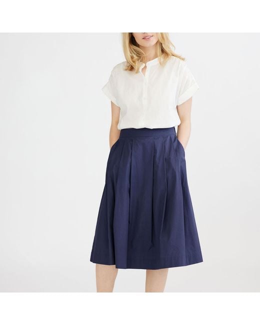 GROBUND Blue The Organic Skirt Nelly