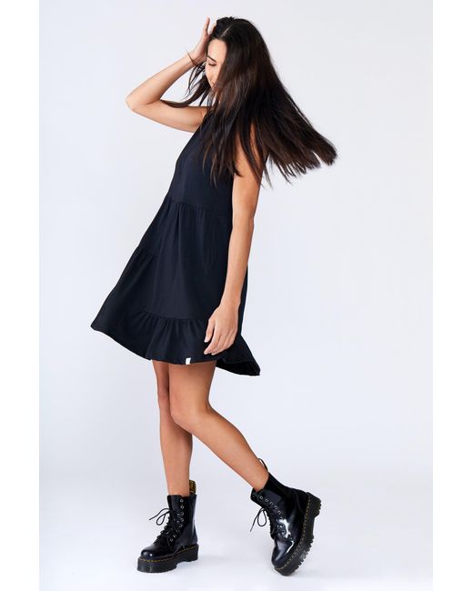 LOVETRUST Black Josephine Tiered Dress