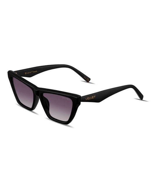 Velvet Eyewear Brown Cat Eye Sunglass Style