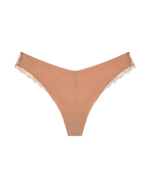 Journelle White Neutrals Estelle Thong Praline