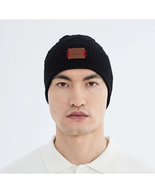 Norbron Black Bonham Beanie for men