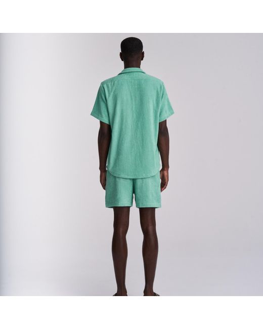 Little Mariner Green Sage Terry Shirt for men