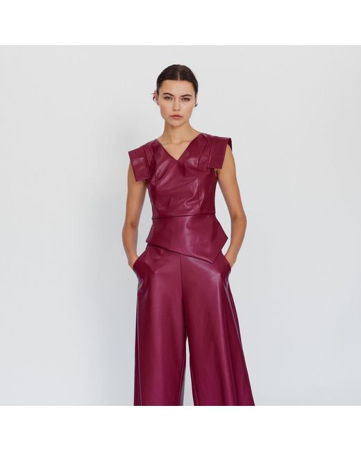 Mirimalist Red Concrete Bustier