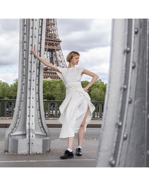 Bianca Popp White Samurai Dress