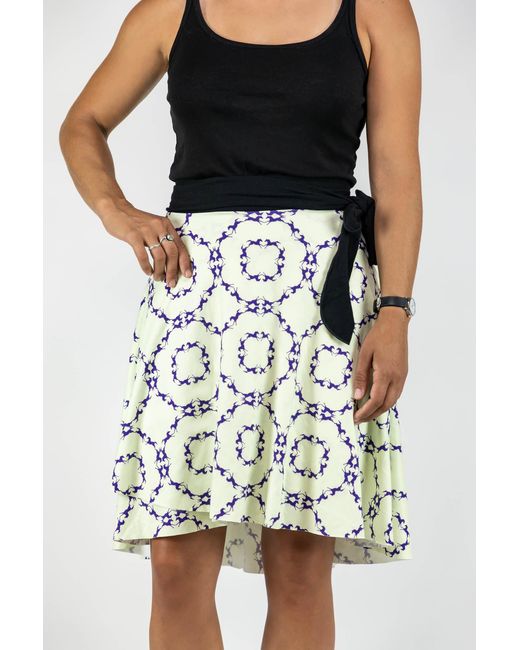 FORZA CAVALLO White Neutrals Classic Horse Wrap Skirt