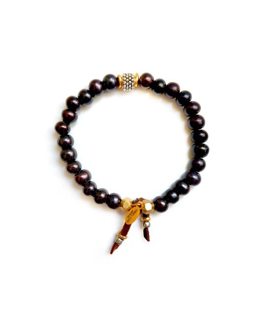 Persia Dona Jewelry Black Pearls Bracelet for men