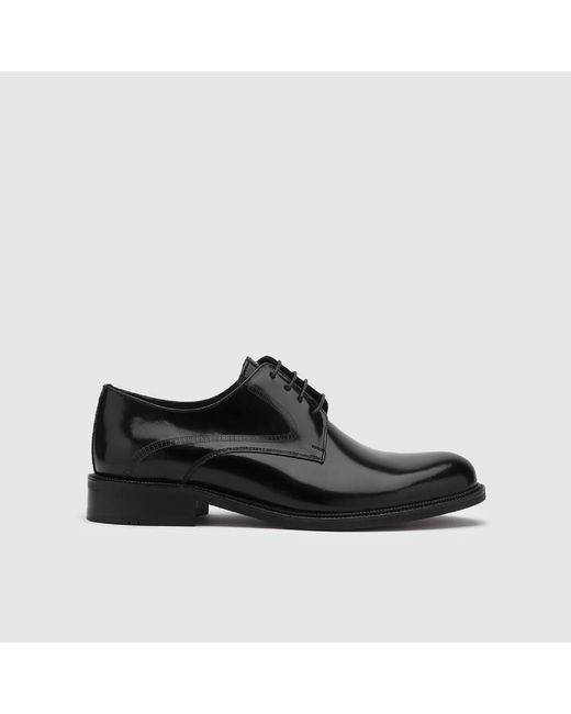 Ilvi Black Ove Florentic Leather Derby Shoe for men