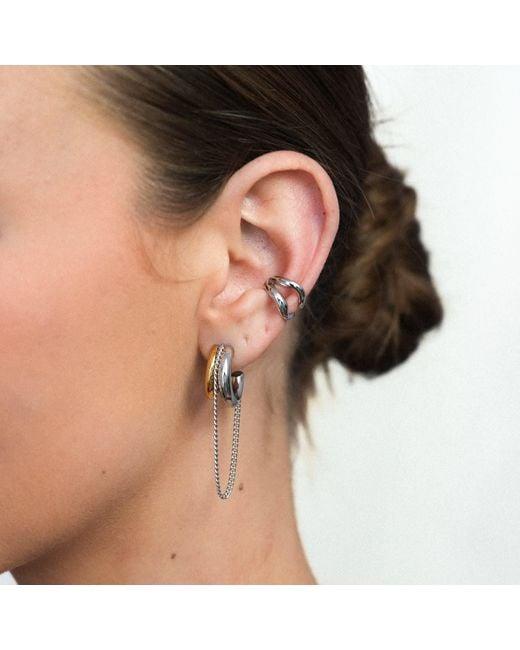 Miss Cecilia Metallic Flow Ear Cuff