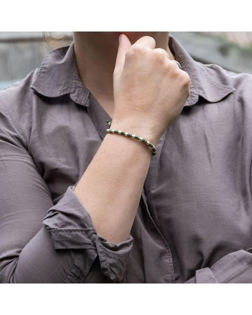 Harbour Uk Green Yule Viking Rope Bracelet