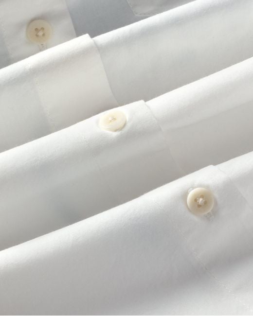 Thinking Mu White Dandelion Odie Oversize Shirt