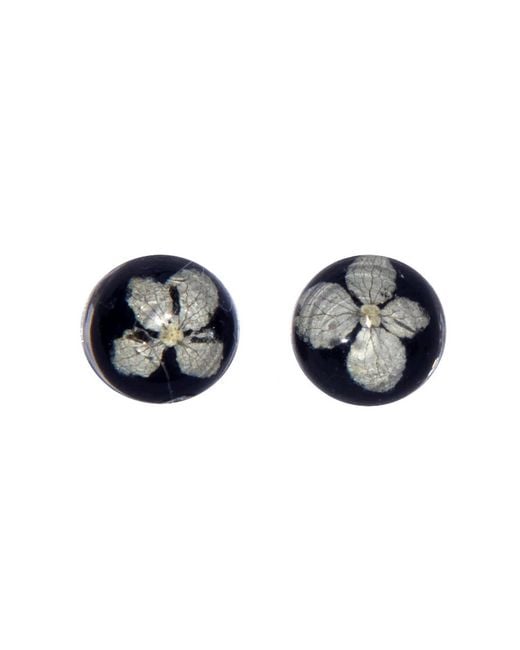 Laura Daili Blue Earrings Hydrangea