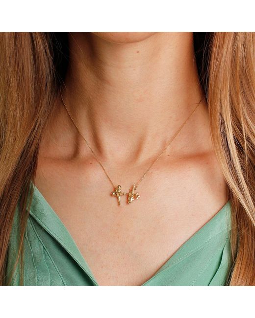 Lee Renee Metallic Parakeet Necklace – Two Friends On A Branch –