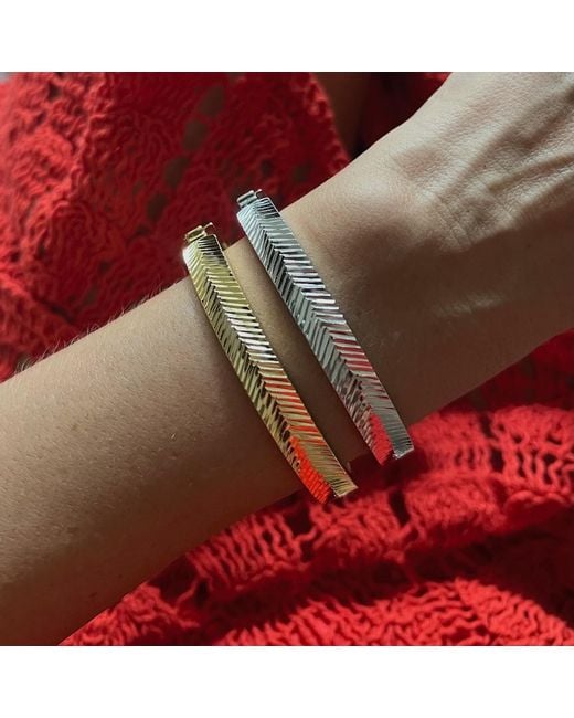 Native Gem Metallic Sunray Bangle Bracelet