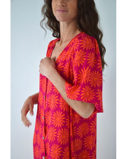 Mind Traveler Red Mica Dress