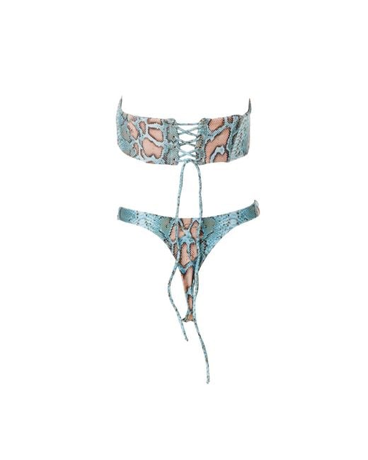Siren Swimwear Blue Siren Taylor Thong Bottoms