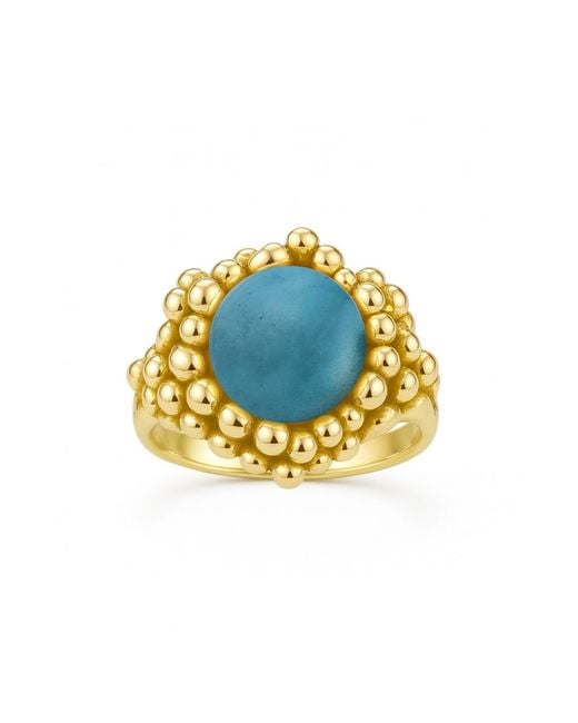 Unaloe Metallic Vermeil Natural Amazonite Statement Ring – Sterling Fine Jewelry