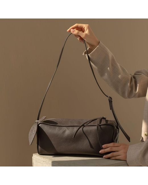 Tarea Studio Black Ebony Frida Leather Bag