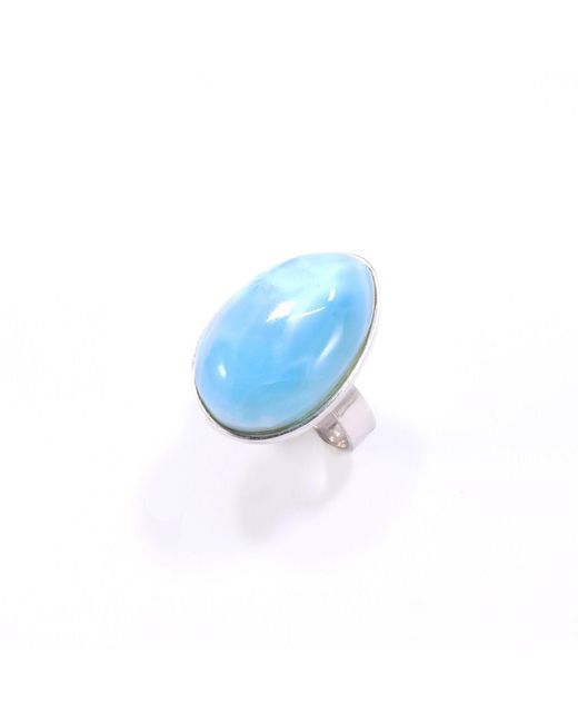 Mineralgems•Studio Blue Light- Larimar Ring Fail