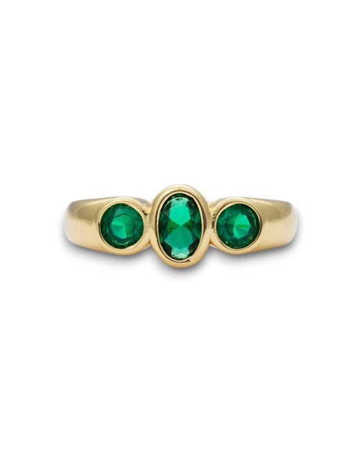 Kybele Studio Green Trinity Spark Ring