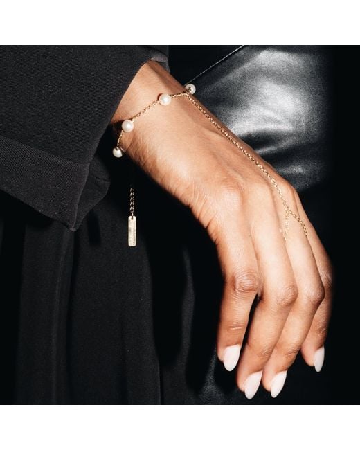 Studio Baloge Metallic Lyra Hand Chain