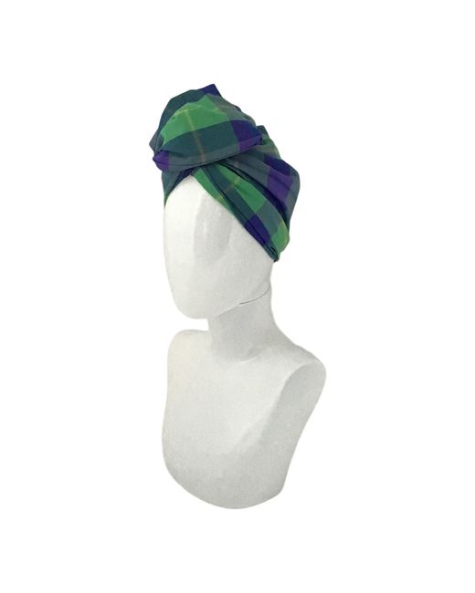 Romer Millinery Green Twisturban Turban