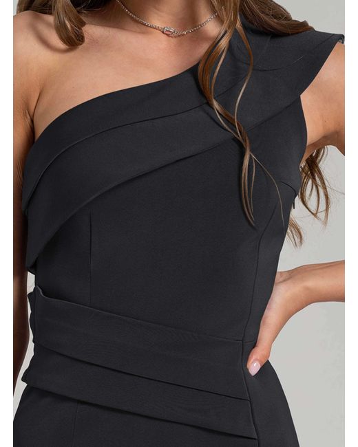Tia Dorraine Black Elegant Touch Mini Dress