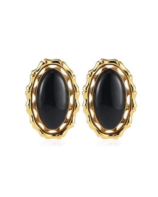 Zepplin the Label Black Fortuna Earrings
