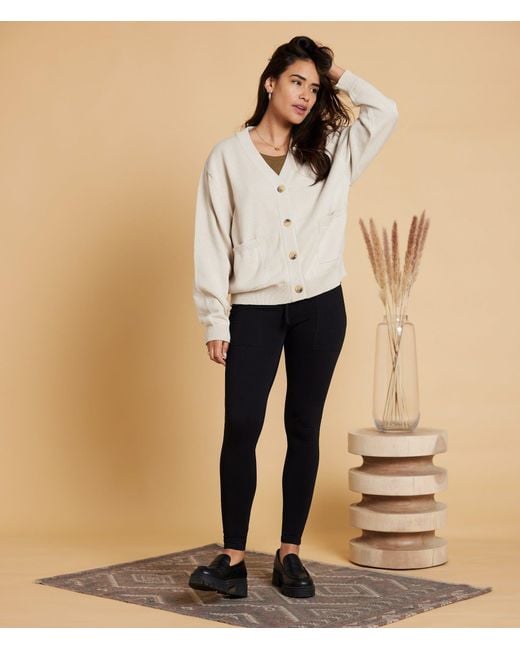 Known Supply Natural Neutrals Heavyweight Cotton Cardigan