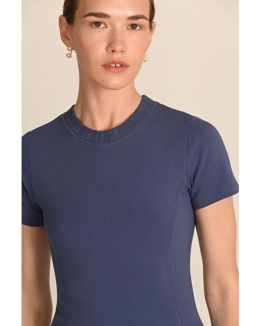 The Koozy Blue Margot T-Shirt ¾ Sleeve