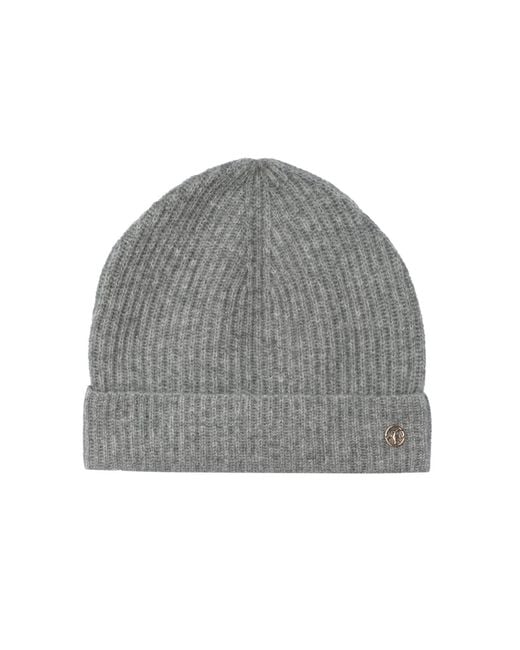 Bel Cashmere Gray Cashmere Hat for men