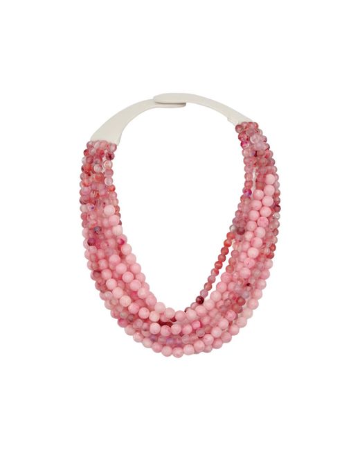 Fairchild Baldwin Pink Helena Carnation Necklace