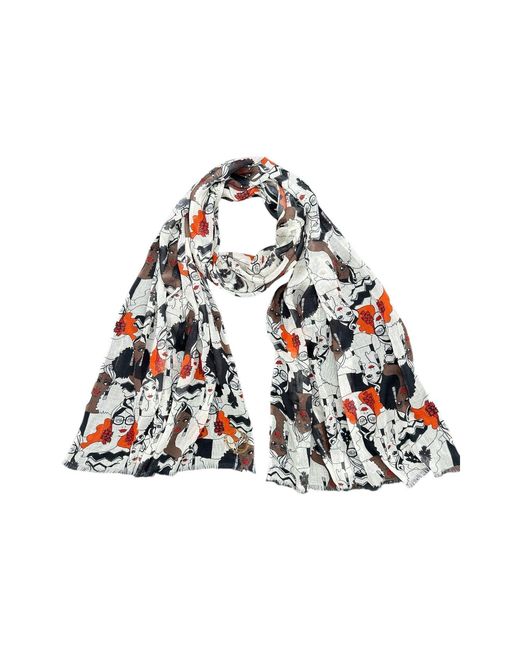 Julia Clancey Red Neutrals Turbanista Modal Scarf
