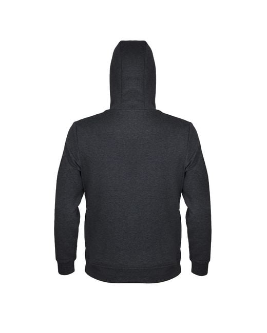 DAVID WEJ Black Enzo Cotton Hoodie for men