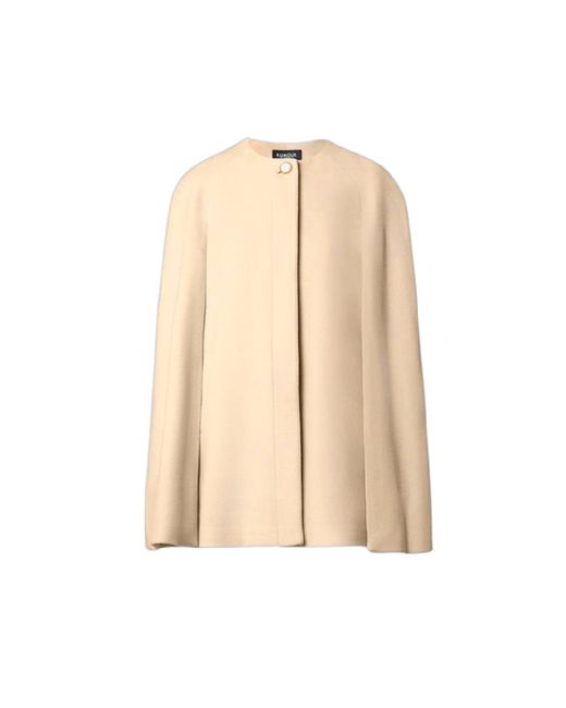 Rumour London Natural Neutrals Cora Wool & Cashmere-Blend Cape Coat