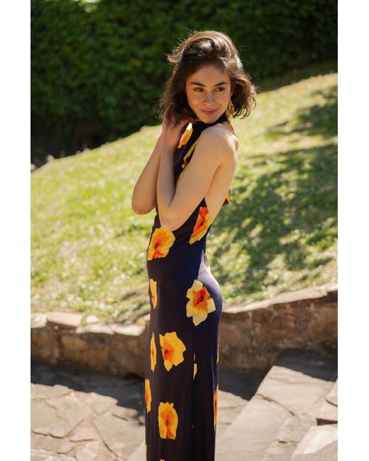 Mind Traveler Blue Pola Dress