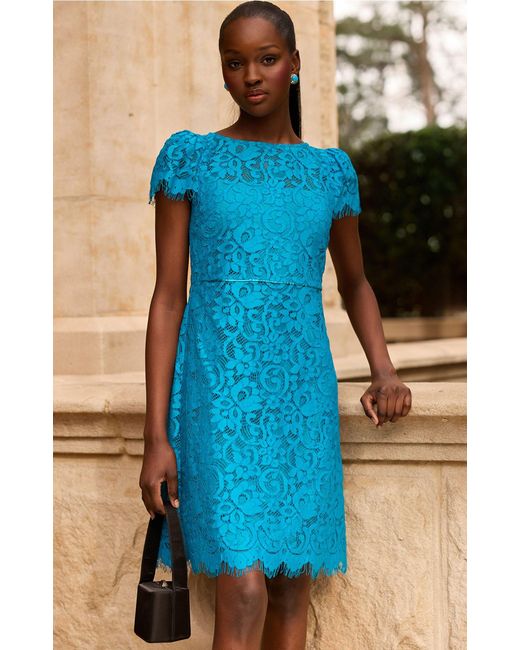 SACHA DRAKE Blue Lucinda Shift Dress