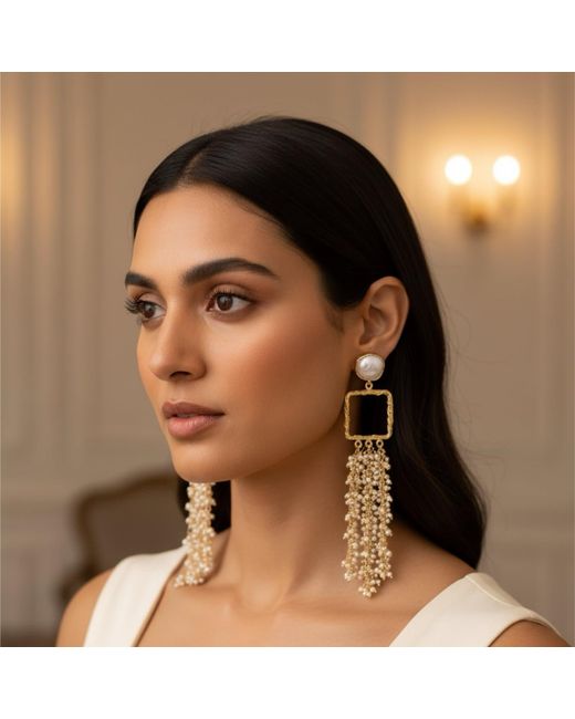 Sibylla Delphica Metallic Drop Pearls Cluster